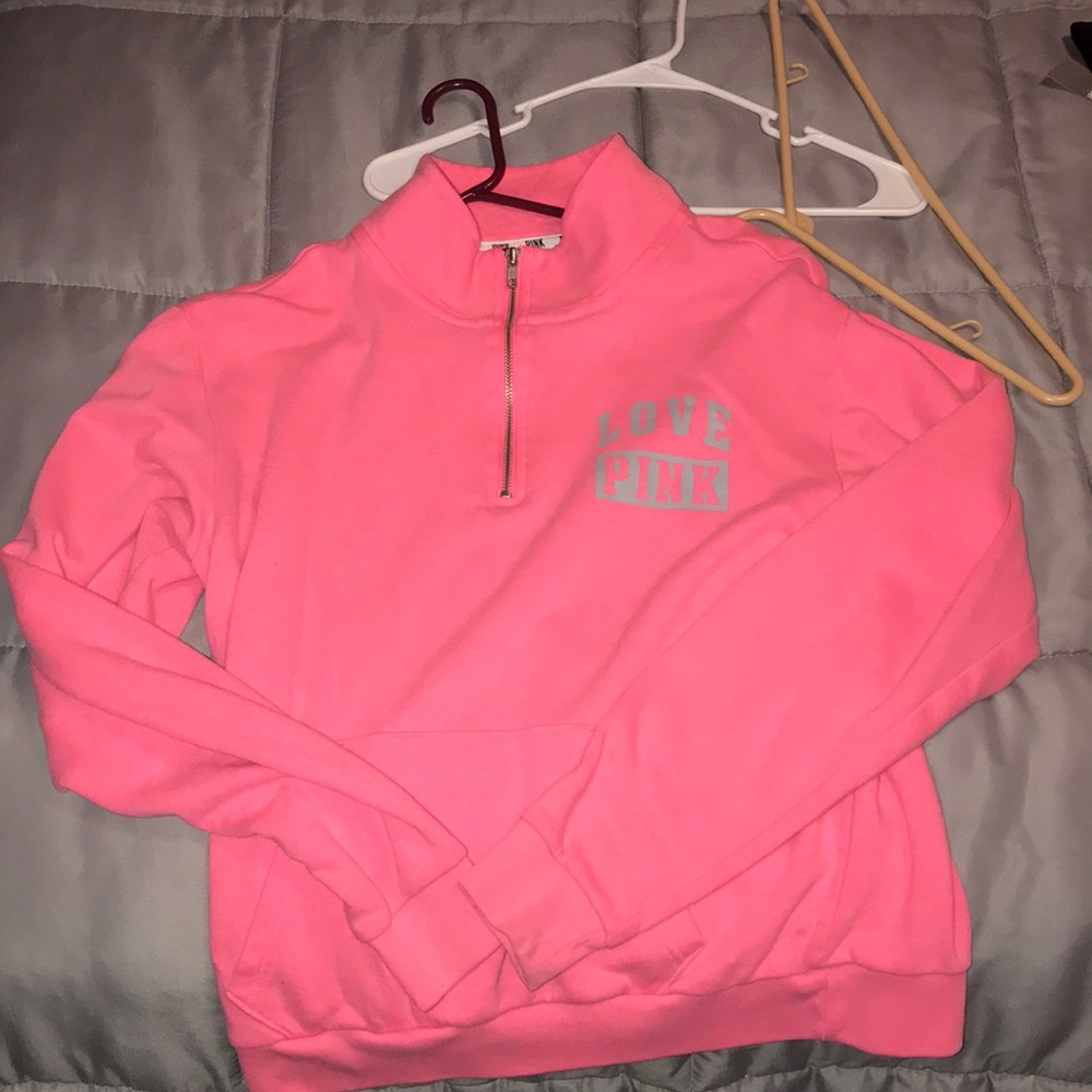 Quarter zip PINK